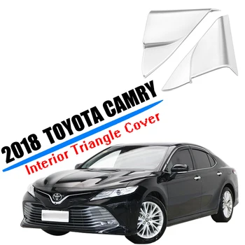 Pre Toyota Camry 2018 2019 2020 Interiéru Predné Okno Stĺpika, kryt ABS, Predné Dvere Trojuholník Rám Exteriérových Líšt Kryt Výbava