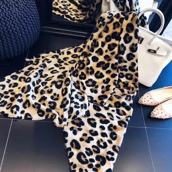 Módne Leopard Tlač Pashmina Cashmere Šatkou Hot Predaj Šatka Pre Ženy Klasické Tlačené Pončo Zábal V Zime Mäkké Teplé Šatku