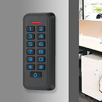Vodotesná Klávesnica Dverí zamky RFID Karty Vstupné Dvere Podsvietenie WG26 input output Access Control Samostatný prístup ovládanie Klávesnica