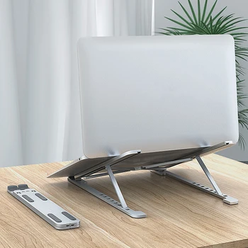 Tablet Držiteľ Skladacia Nastaviteľná Prenosný Držiak Na Prenosné Ergonomické Notebook Pre MacBook MacBook Air Pro Ipad Notebook Stojan