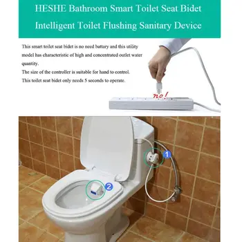 Kúpeľňa Smart Toaletné Sedadlo Bidetová Toaletné Veko / Zadok Flusher Inteligentné Splachovanie Wc, Sanitárne Zariadenia