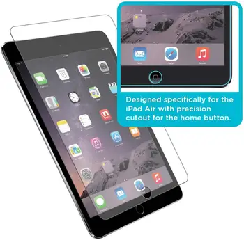 Pre Apple IPad Vzduchu 1 2/Pro 9.7 palca/iPad 5 6. Generácie , 2017 2018 - Tablet Tvrdeného Skla na Obrazovku Film Protektor Kryt