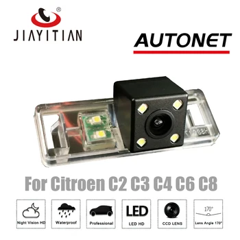 JIAYITIAN parkovacia Kamera Pre Citroen C2, C4, C8 CCD, Nočné Videnie Záložný fotoaparát Parkovanie Pomoc špz fotoaparát zálohovanie