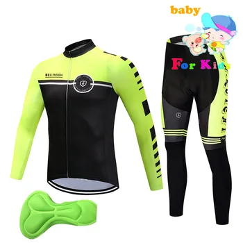Honu rýchlo, cyklistika dres 2019 Deti cyklistické oblečenie ropa ciclismo deti Dlhé rukávy maillot Priedušná