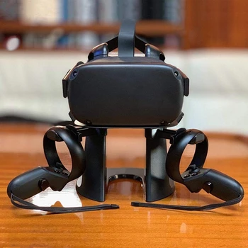 Vr Stojan,Headset Displej Držiak a Stanice pre Oculus Rift S Oculus Quest Headset, Stlačte Radiče