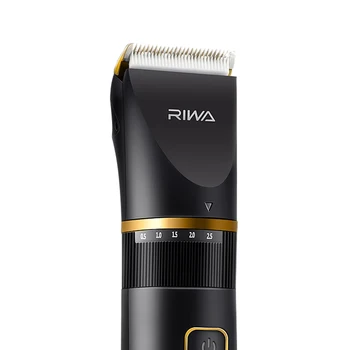 RIWA Hair Clipper Profesionálny Zastrihávač LCD Displej Rýchle Nabitie Mužov Vlasy Rezací Stroj Umývateľný Holič Clipper Pre Zrážku 6501