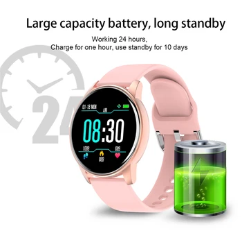 Smartwatch ženy, luxusné led smart hodinky Tracker Srdce Športové hodinky Mužov fitness tracker Pre Android a IOS reloj inteligente mujer
