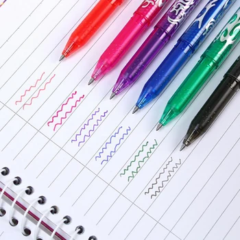 8pcs/veľa Farebné dizajn vymazateľné gél perá Školy grafické efekty lech stylo písať pero Office materiál Deti dodávky(tt-3020)