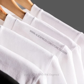 Je mi jedno Tričko Harajuku Japonský Bavlna Kanji Tlače Topy Tees Japonskom Štýle Lumbálna Tričko Black White T-shirts