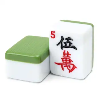 144 Dlaždice Prenosné Čínsky MahJong Zriedkavé Hra Retro Mah-Jong + Custom Fit Box Zábava Zábava Rodiny, Doskové Hry