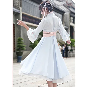 Ženy Hanfu kroj Čínsky Národný Tanečný Kostým Tradičné Fáze Nosenie Pre Spevákov Festival Oblečenie, Orientálne Oblečenie DC1837