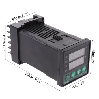 PID Digitálny Regulátor Teploty REX-C100 0 Do 400°C K Typ Vstupné SSR Výstup
