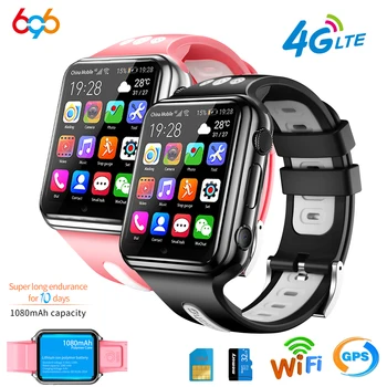 696 H1/W5 4G GPS, Wifi umiestnenie Študent/Deti Smart Hodinky Telefón android systémové hodiny aplikáciu nainštalovať Bluetooth Smartwatch 4G SIM Karty