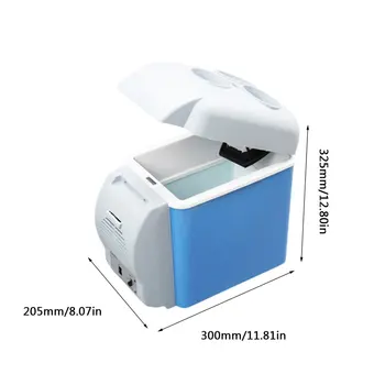 12V 7.5 L Facilating Auta, Chladničky Elektronické Mini Chladnička s Mrazničkou Chladnejšie Cestovanie s Dvojakým použitím,