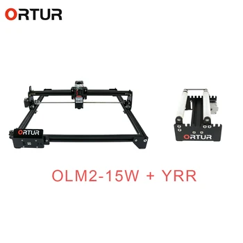 ORTUR 20W HOBBY Stolné Laserové Rytec 5.5 W Výstupný Optický Výkon Rytina Rezbárstvo Stroj Mini Rezbár + Ortur YRR Rotačný Valec