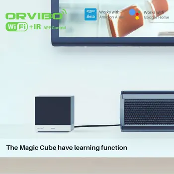 Orvibo Magic Cube Univerzálny Inteligentný Controller S Vzdelávania Funkcia WiFi IR Bezdrôtové Diaľkové Ovládanie Smart Home Automation