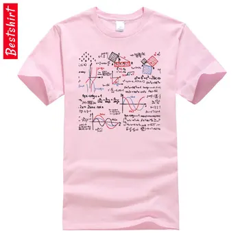 Matematika Matematika Vzorce, Čísla, Grafické Tshirts Geometrické Oblasti Theroy Vedy Fyzikálna Chémia Bavlna Muži T-Shirt