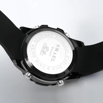 SMAEL Luxusné Značky Mužov Armády Vojenské Hodinky pánske Quartz Hodiny Male Móda, Športové Náramkové Hodinky LED Duálne Zobrazovanie náramkové hodinky