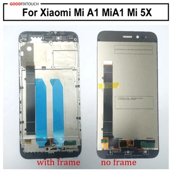 Pôvodný Pre Xiao Mi A1 Mi 5X LCD Displej + Rám Digitalizátorom. dobrý Dotykový Displej Montáž Dotykový Panel Náhradné Diely