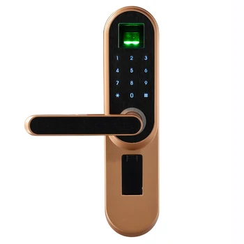 LACHCO Biometrických Elektronických Dverí Zamky Smart , Kód, Zadajte Dotykový Displej Digitálny Heslo Odtlačkov prstov Zámok pre Domáce Kancelárie A18013FB