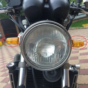 POSSBAY Univerzálne Motocyklové smerovku Svetlo na Honda, Yamaha, Suzuki Harley Kawasaki Ukazovatele Flasher Blinker Signál Lampa