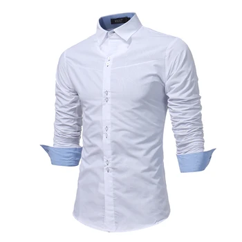 Muži móda 3D geometrické tlač dlhý rukáv tričko pánske slim veľké veľkosti tričko pánske tričko pánske módne tričko