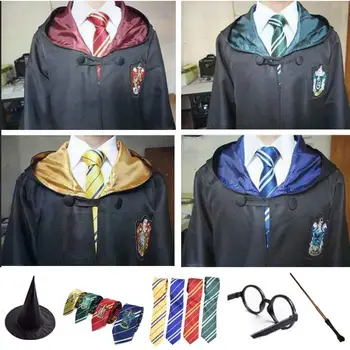 Jednotné Hermiona Grangerová Magic Plášť Deti Cosplay Kostým Pre Dospelých Verzia Halloween Party Nové Darček