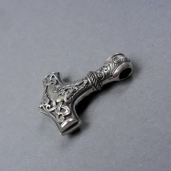 Viking Nehrdzavejúcej Ocele Tor Kladivo Mjolnir Prívesok Škandinávskych Náhrdelník Nordic Amulet Šperky