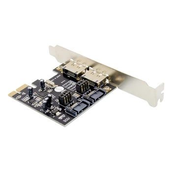 ESATA PCIE SATA III Rozširujúca Karta PCI-E na SATA3.0 6Gb/S PCI-E Express Adaptér ASM1061 Chipest pre PC