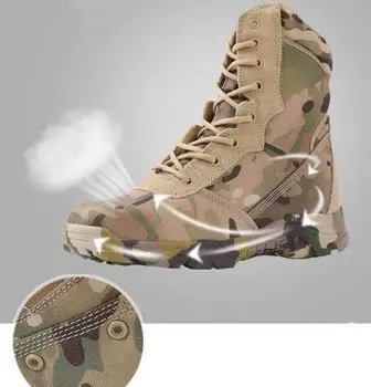 ZHENDUO Taktické Vonkajšie Gél Blaster Wargame Vojenské Topánky Vonkajšie profesionálne topánky pre táborenie a horolezectvo