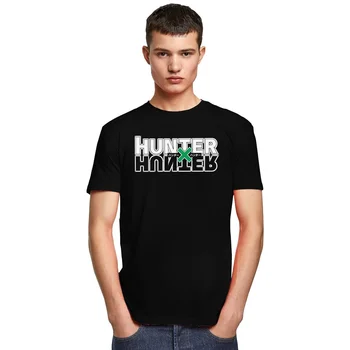 Hunter X Hunter Mužov Tshirt Pre-zmenšiť Bavlna Japonsko, Anime, Manga, Čaj Módne Topy HXH T Shirt Krátkym Rukávom Letné T-shirt Oblečenie