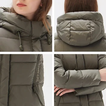 Icebear 2020 módne vysokej kvality s kapucňou ženy bunda zimná dlhé oblečenie ženy značky kabát GWD20310I