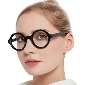 Okuliare na čítanie Ženy Jasný Objektív Okrúhle Okuliare Modré Svetlo Okuliare, Optické Podívaná S Diopter 0 až+6.0 oculos redondo MA