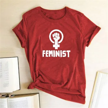 Harajuku Feministické Feminism Tlač Ženy T-shirt Krátkym Rukávom Letné T-shirt Ženy Grafické Tees Topy Ropa Mujer De Verano 2020