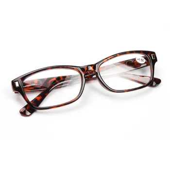 Kvalitné slnečné okuliare na čítanie leopard a čierna PC full frame okuliare pre mužov a ženy, pohodlné okuliare diopter 1.0-3.5