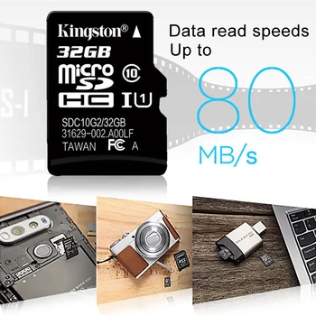 Kingston Micro SD Karty 128 gb kapacitou 256 GB Class10 Pamäťovej Karty Flash 32GB 64GB 16 G TF Karty microSDHC microSDXC karty microsd 512 gb diskom pre telefón