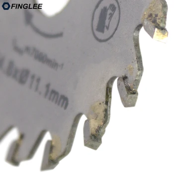 FINGLEE 1Pc 54.8 mm Vnútorné 11.1 mm TCT Tesárstvo Mini kotúčová Píla Čepeľ Akryl Plastový Kotúč na Rezanie Všeobecné Účely, na Drevo
