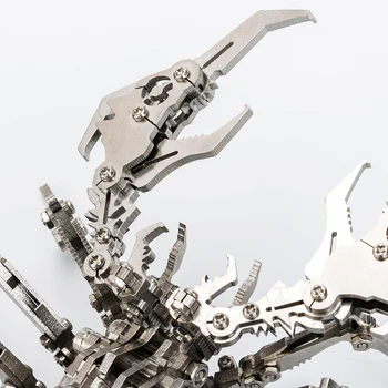 Robot Hmyzu Scorpion 3D Oceľovou Skončil DIY Pohyblivosť Kĺbov Miniatúrny Model Súpravy, Puzzle, Hračky Chlapec Spojov Hobby Budovy