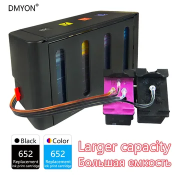 DMYON Kompatibilný pre HP 652 Kontinuálne Ink Systém Dodávok Deskjet 2675 2676 2677 2678 5075 5076 5078 5085 5088 5275 5276 Tlačiareň