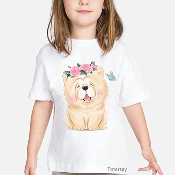 Kawaii deti oblečenie Lenivosť a mama cartoon tlač tričko pre dievčatá harajuku tričko letné topy pre dievčatá zábavné biele tričko topy