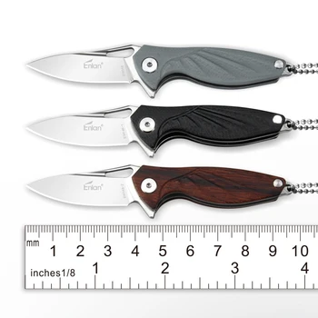 Vreckový nôž 12C27 ocele G10 / rosewood rukoväť flip náhrdelník kľúč skladací nôž na ovocie nôž dámy obrany výchovy k DEMOKRATICKÉMU občianstvu nástroj baliaci nástroj