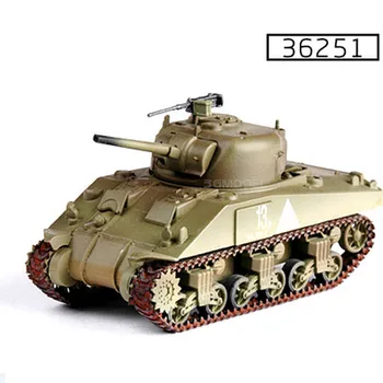 Statický Model Mierka 1:72 NÁS M4 Sherman Tank Model Hotové Farebné Tank Model Tank Zbierku DIY 36250