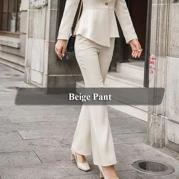 Lenshin Obličkového Nohavice Nohavice Letné Pracovné oblečenie Full-Dĺžka pre Ženy Štíhle Ženy Office Lady Style