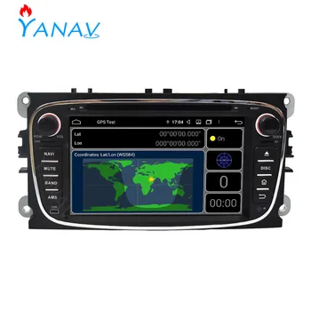 Android Stereo Prijímač 2 DIN autorádio Pre Audio-Ford-mondeo Tourneo Connect S-max 2007-2010 GPS Navigácie Multimediálny Prehrávač