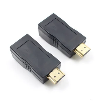 4K 3D HDMI 1.4 30 M Extender k RJ45 Cez Cat 5e/6 Sieť LAN Ethernet Adaptér