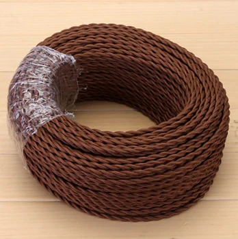 2*0.75 Core Drôty drôt, kábel Pletená,Skrútené Textilné Kábel,pre rodinné Reštaurácie dekorácie