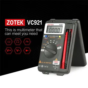VC921 Digitálny Multimeter Multimetro Analógový Multimeter Tranzistor Tester Digitálne Mastech esr Meter Teplota lcr 2020 rm409b