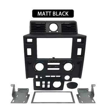 Pre Land Rover defender interiér, prístrojová doska stredovej konzoly lesklý čierny matný čierny KARBÓNOVÝ VZHĽAD