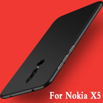 Pre Nokia X5 2018 prípade pevného Plastu luxusné funda Chránič mobilný telefón puzdro pre nokia x5 2018 kryt 5.1 Plus TA-1109 prípade armor