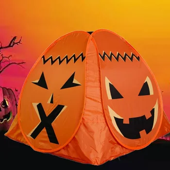 Halloween Hrať Stan Deti Tekvica Tvár Vytlačené Skladacie Interaktívne Hračka Indoor Outdoor Camping Rybárske Príslušenstvo